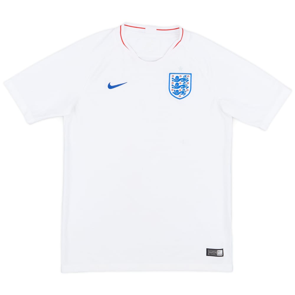 2018-19 England Home Shirt - 5/10 - (XL.Boys)