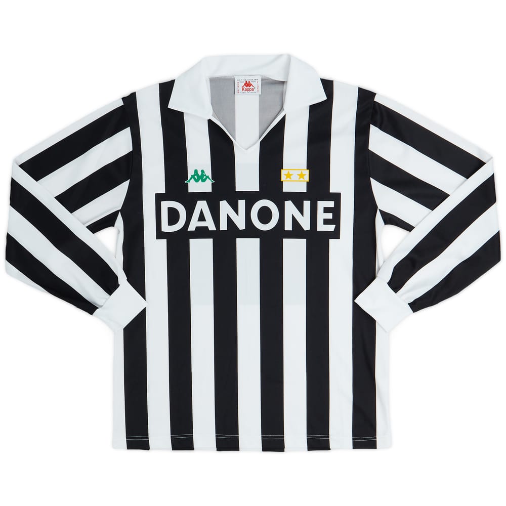 1992-94 Juventus Basic Home L/S Shirt - 9/10 - (L)