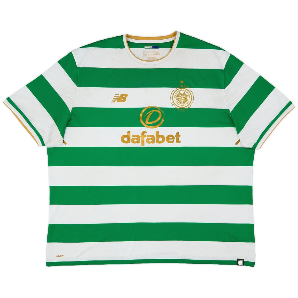 2017-18 Celtic 'Lisbon Lions 50th Anniversary' Home Shirt - 5/10 - (XXL)