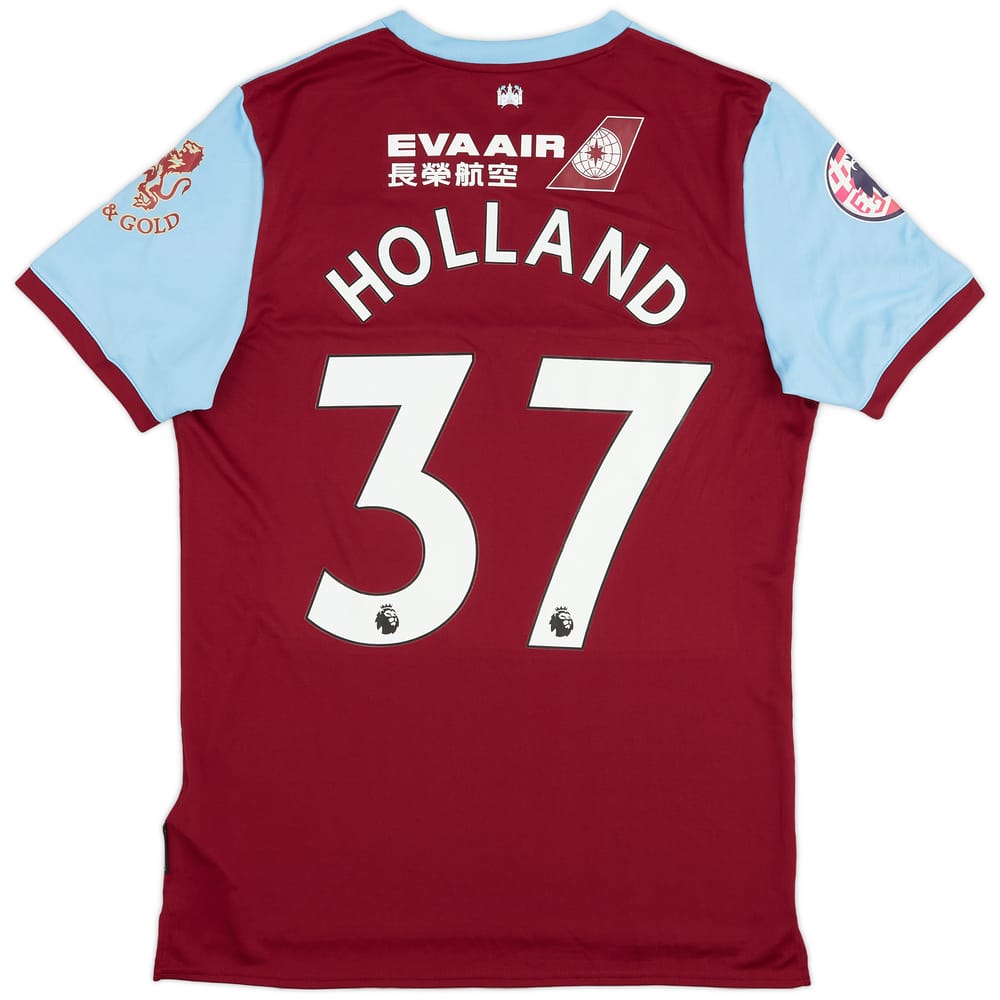 2019-20 West Ham Match Issue Home Shirt Holland #37