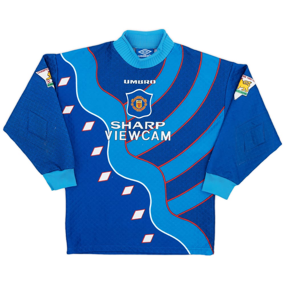 1994-97 Manchester United GK Third Shirt - 8/10 - (L.Boys)