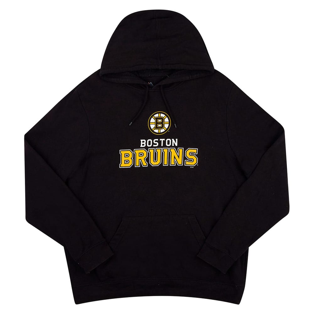 2018 Boston Bruins Majestic Hooded Sweat Top L