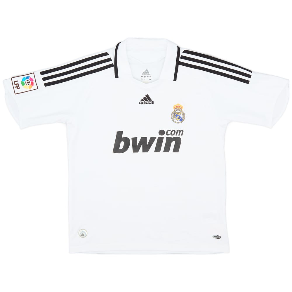 2009-10 Real Madrid Home Shirt - 9/10 - (L.Boys)