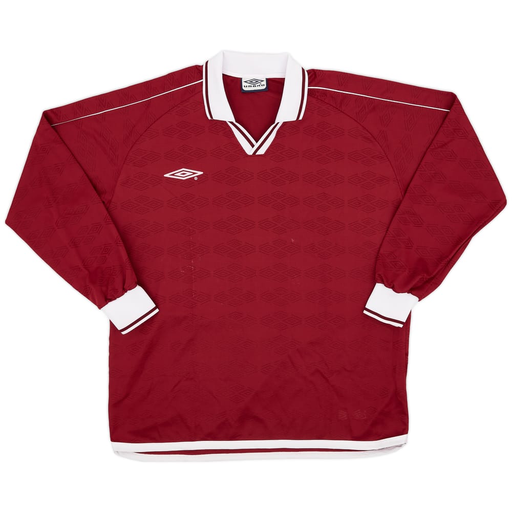 1990s Umbro Template L/S Shirt - 7/10 - (XL)