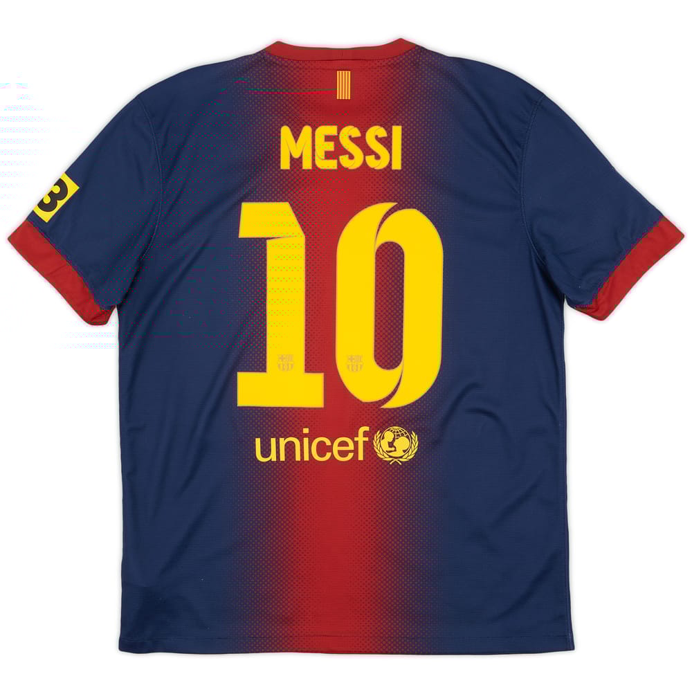 2012-13 Barcelona Home Shirt Messi #10 - 7/10 - (L)