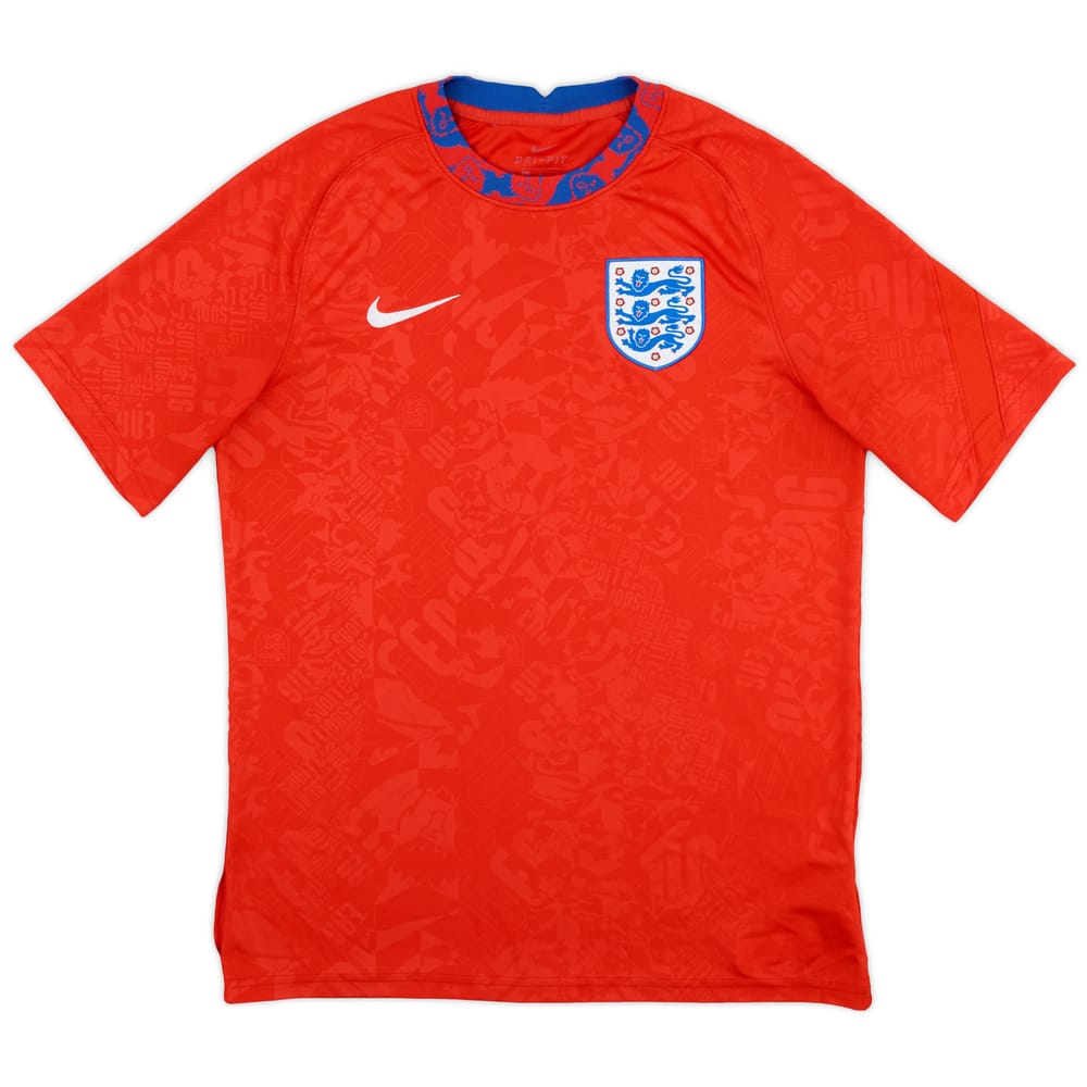 2020-21 England Nike Training Shirt - 9/10 - (M)