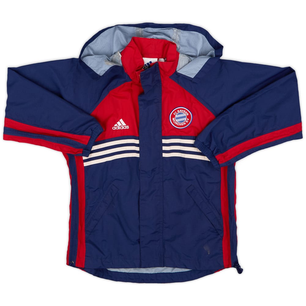1998-99 Bayern Munich adidas Hooded Rain Jacket - 7/10 - (M.Boys)