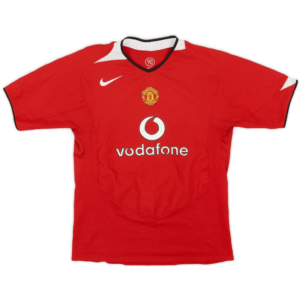 2004-06 Manchester United Home Shirt - 7/10 - (XL.Boys)