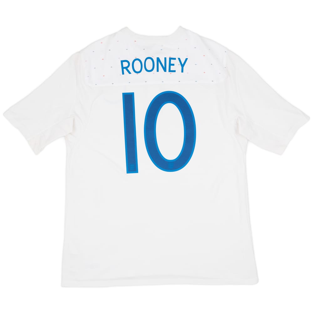 2010-11 England Home Shirt Rooney #10 - 8/10 - (XL)