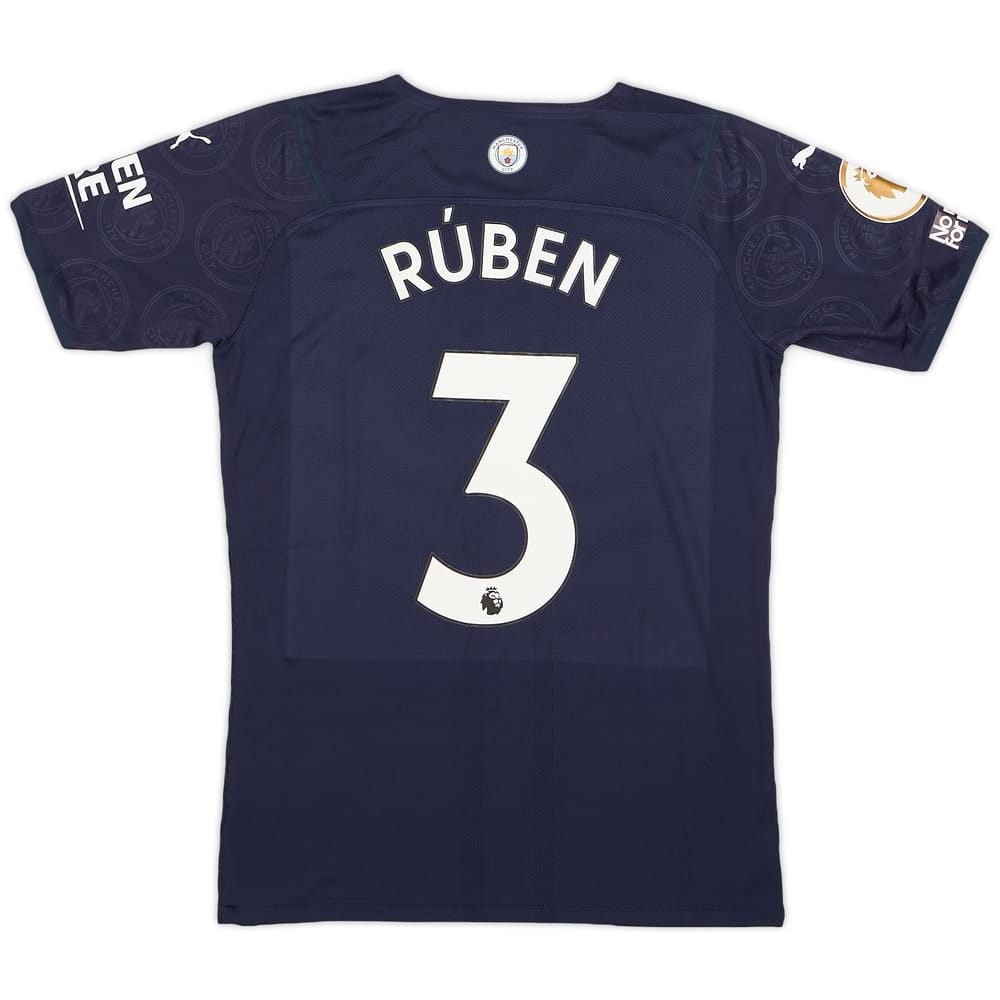 2021-22 Manchester City Match Issue Third Shirt Ruben #3