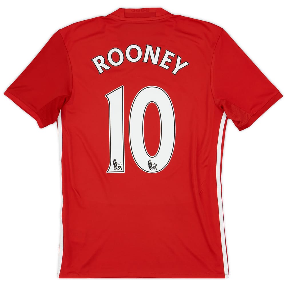 2016-17 Manchester United Home Shirt Rooney #10 - 8/10 - (XS)