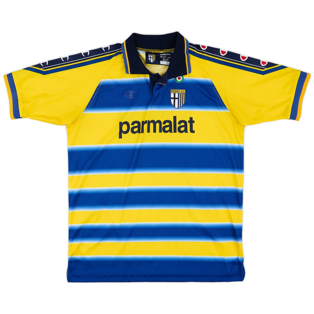 1999-00 Parma Home Shirt - 4/10 - (XL.Boys)