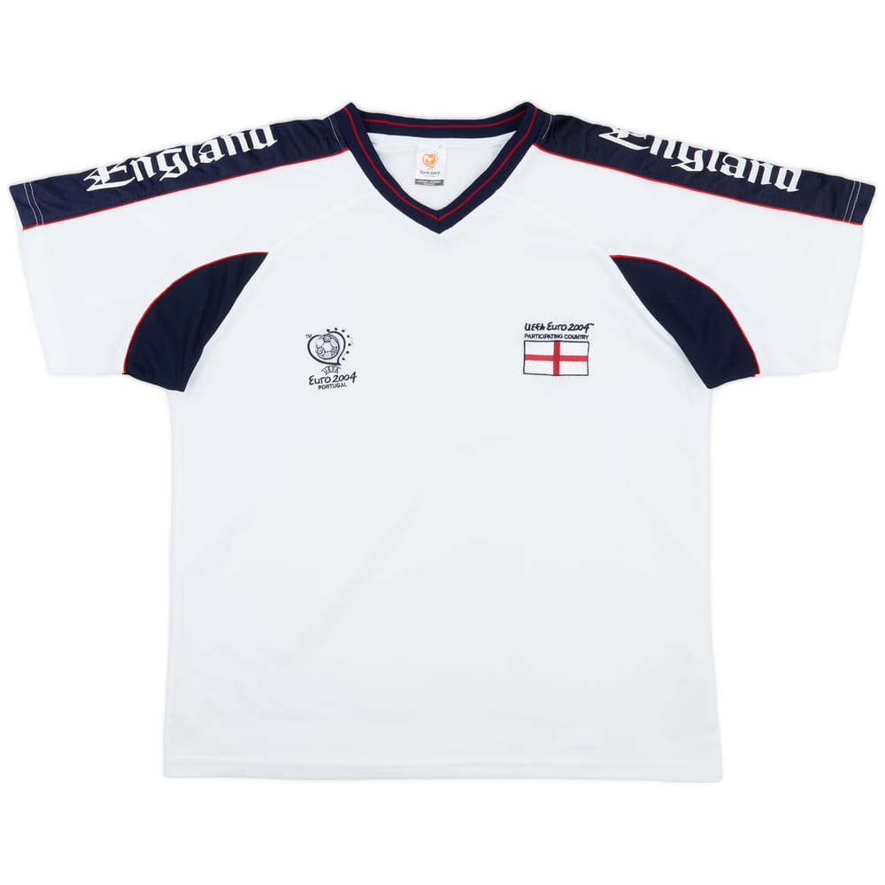 2004-05 England 'Euro 2004 Participating Country' Training Shirt - 9/10 - (XL)