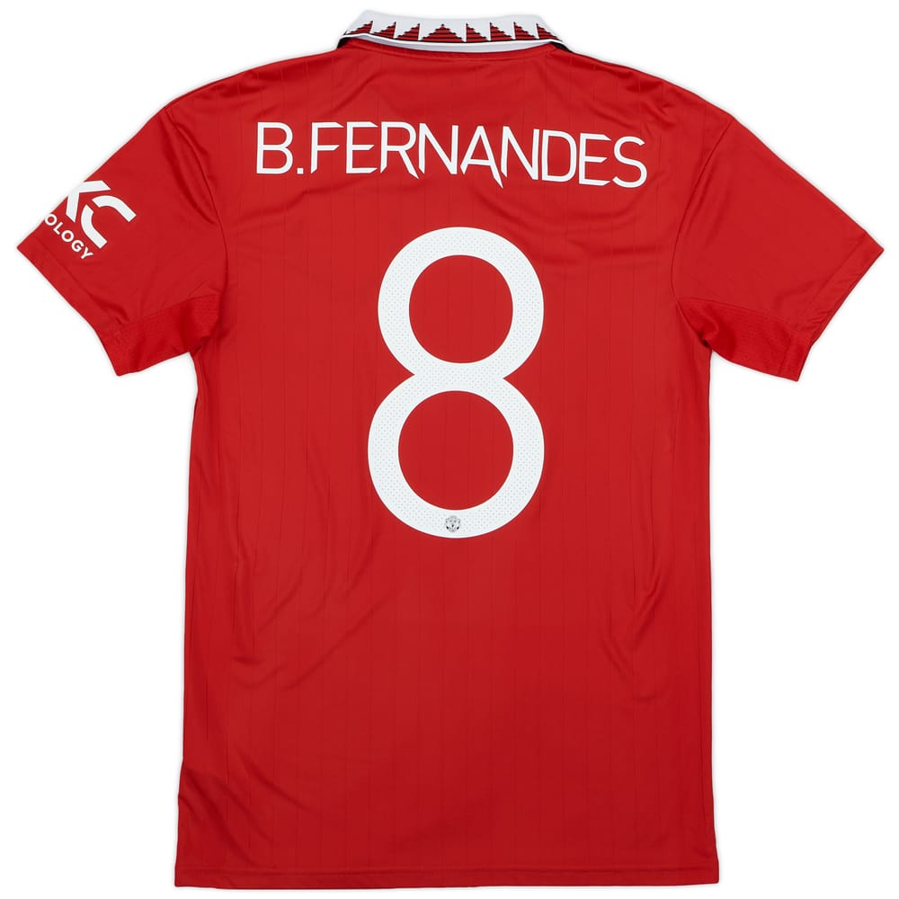 2022-23 Manchester United Home Shirt B.Fernandes #8 - 8/10 - (S)