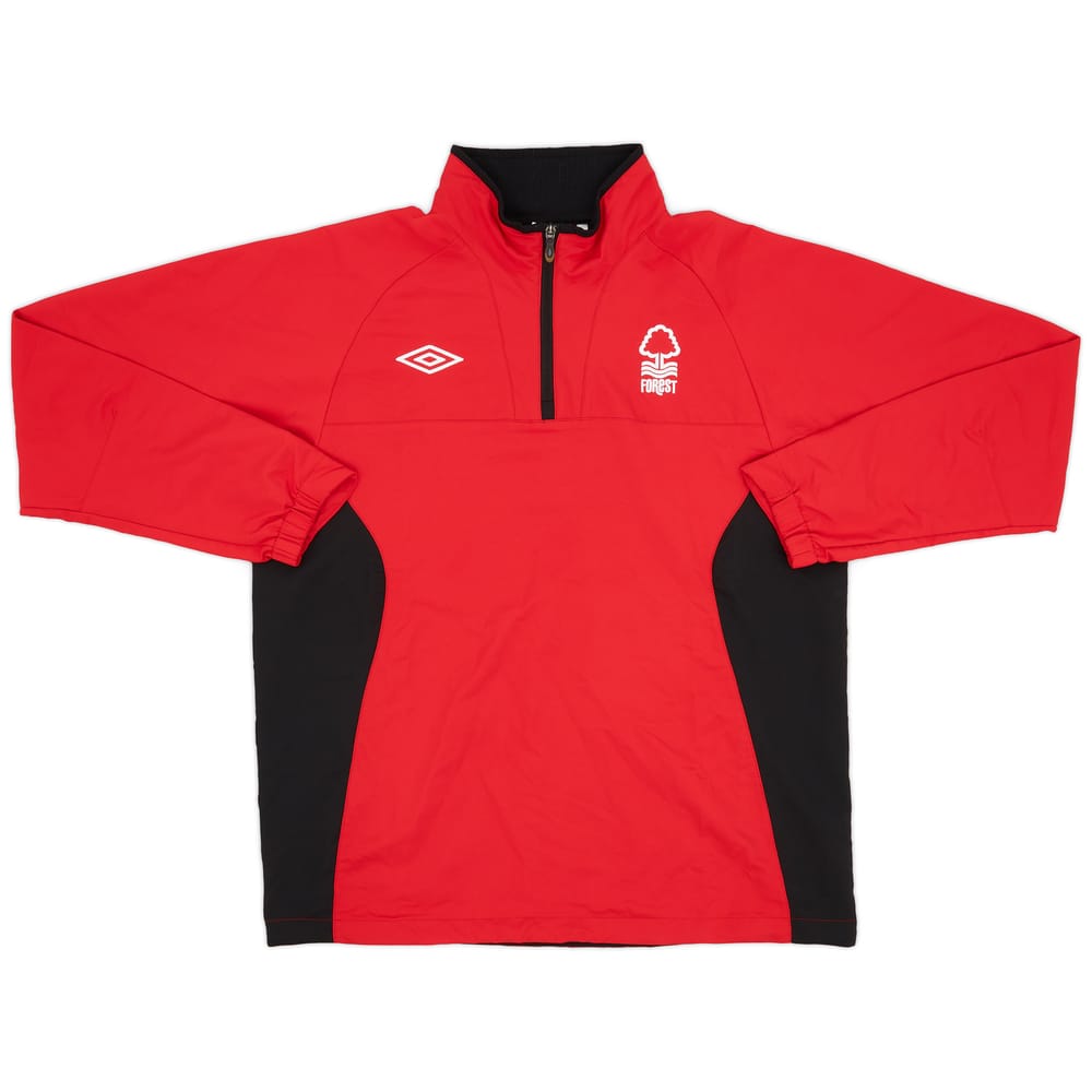 2010-11 Nottingham Forest Umbro 1/4 Zip Drill Top - 9/10 - (M)