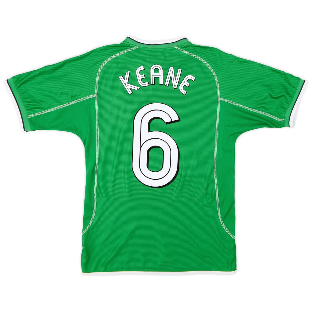 2002-03 Ireland Home Shirt Keane #6 - 9/10 - (S)