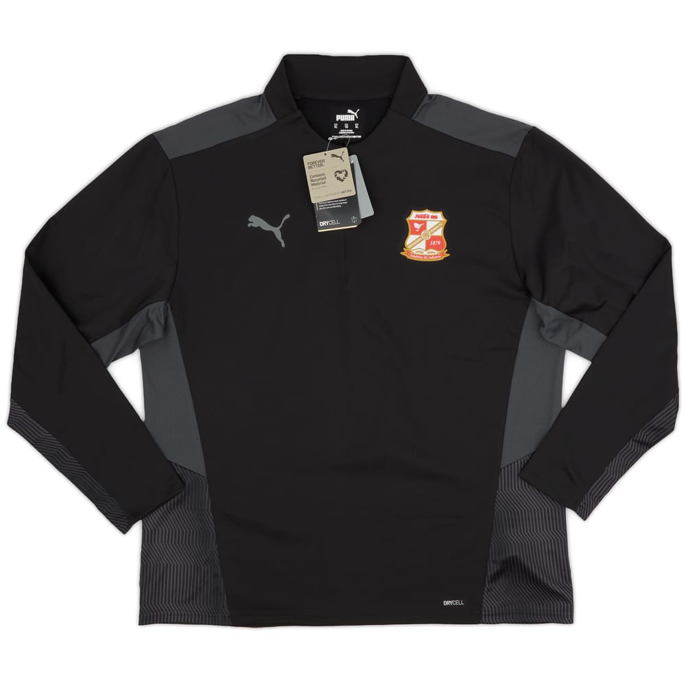 2020-21 Swindon Town Puma 1/4 Zip Training Top (XL)