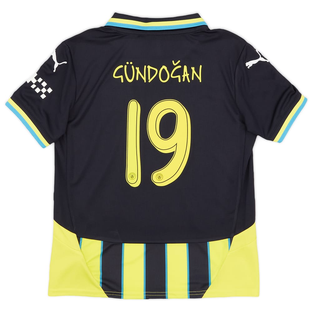 2024-25 Manchester City Away Shirt Gundogan #19 (KIDS)