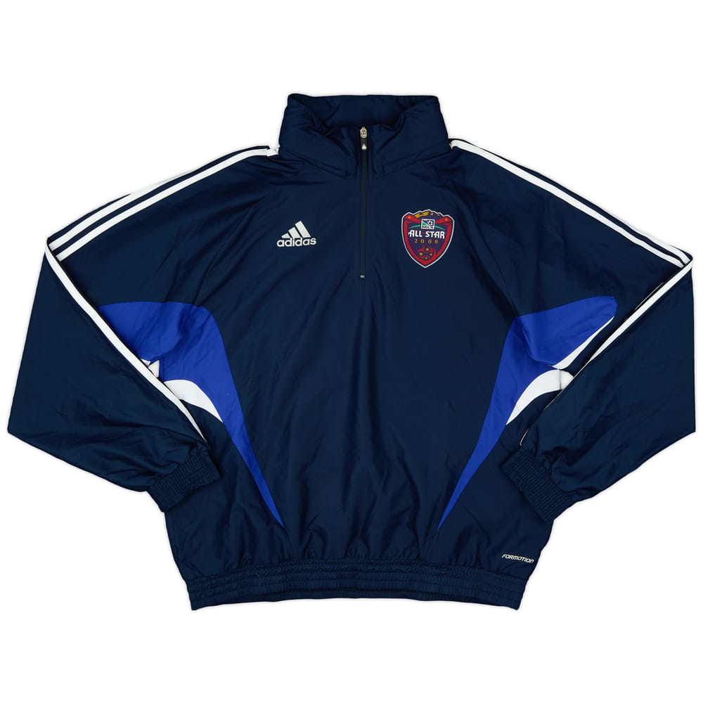 2009 MLS All-Stars Player Issue adidas 1/2 Zip Hooded Top