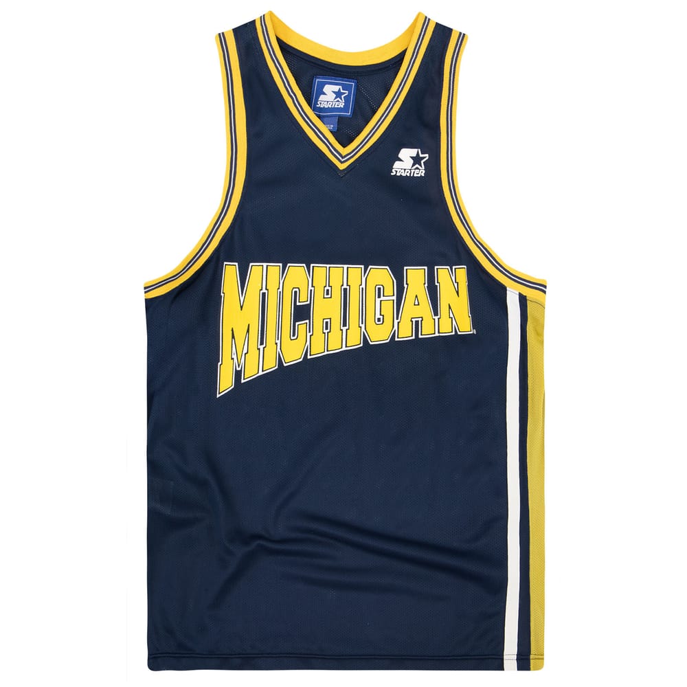 1990s Michigan Wolverines Starter Jersey (Away) M