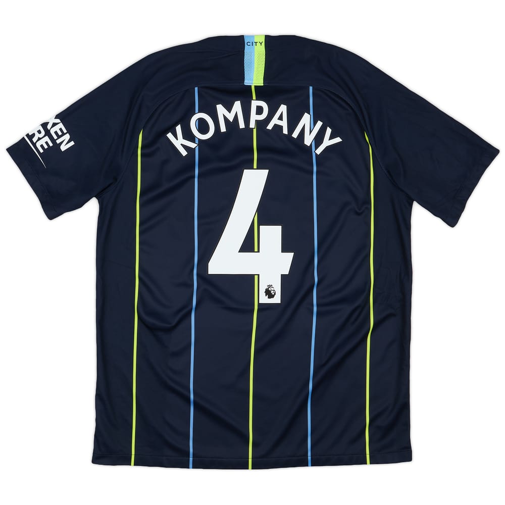 2018-19 Manchester City Away Shirt Kompany #4 - 9/10 - (L)
