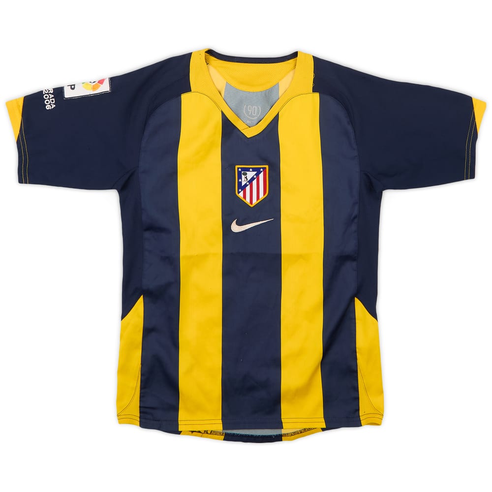 2005-06 Atletico Madrid Away Shirt - 5/10 - (M.Boys)