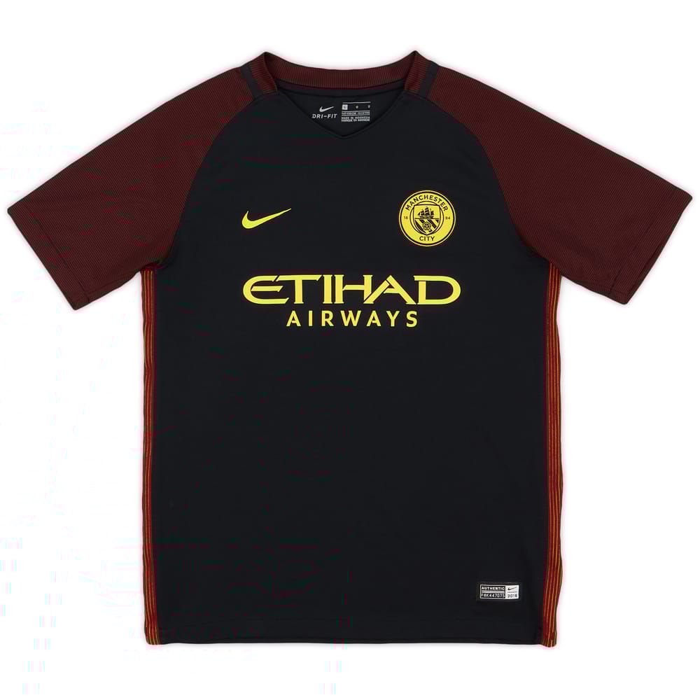 2016-17 Manchester City Away Shirt - 8/10 - (L.Boys)
