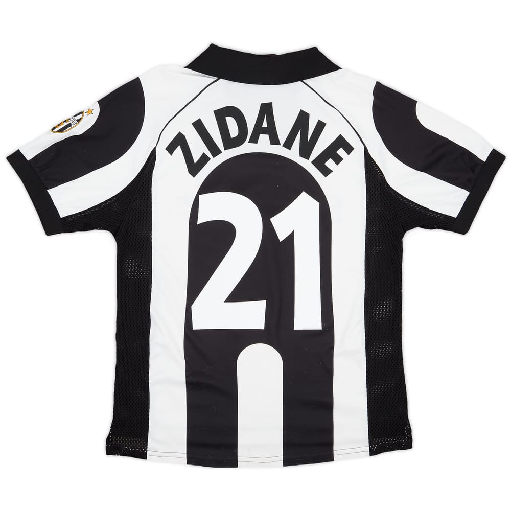 1997-98 Juventus Centenary Home Shirt Zidane #21 - 7/10 - (S)