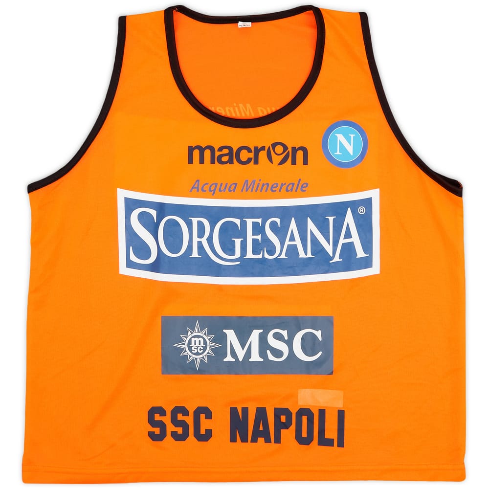 2011-12 Napoli Macron Training Bib - 9/10 - (S)