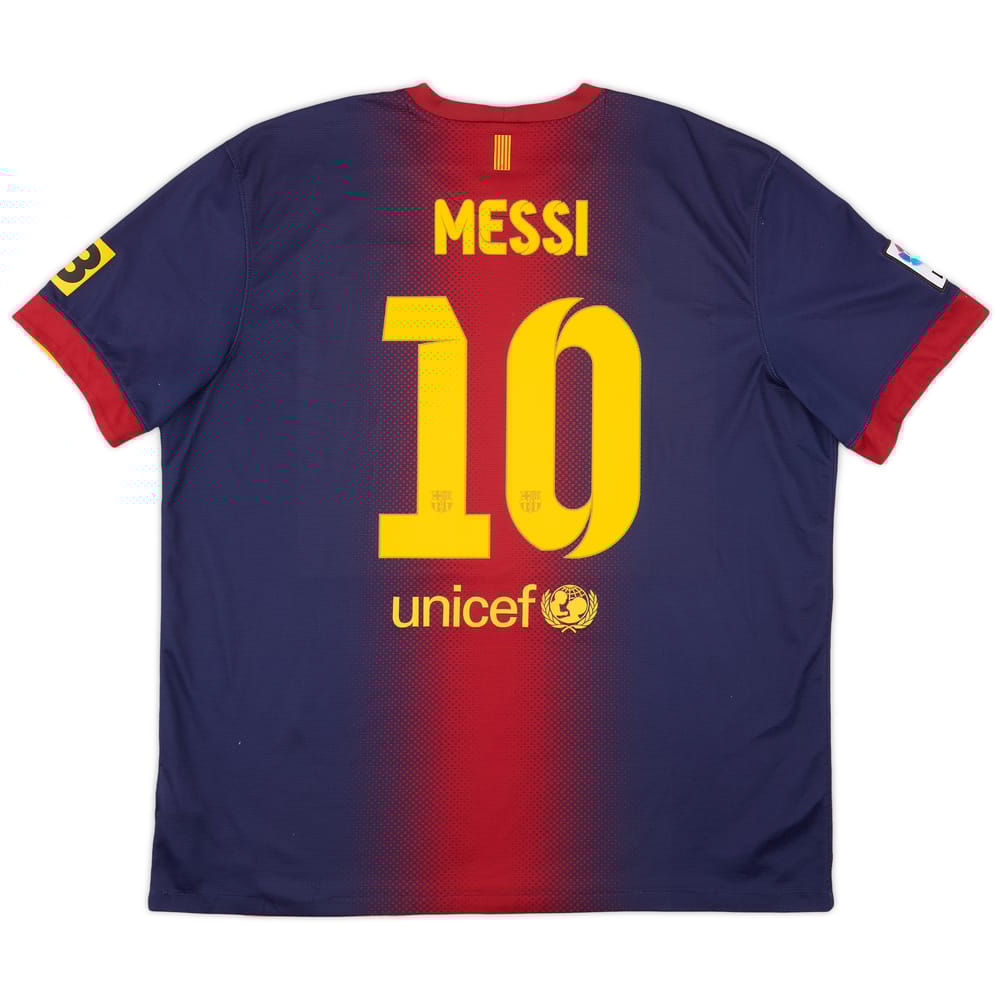 2012-13 Barcelona Home Shirt Messi #10 - 8/10 - (XXL)