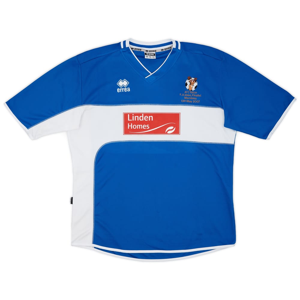 2006-07 AFC Totton 'FA Vase Final' Home Shirt - 9/10 - (XXL)