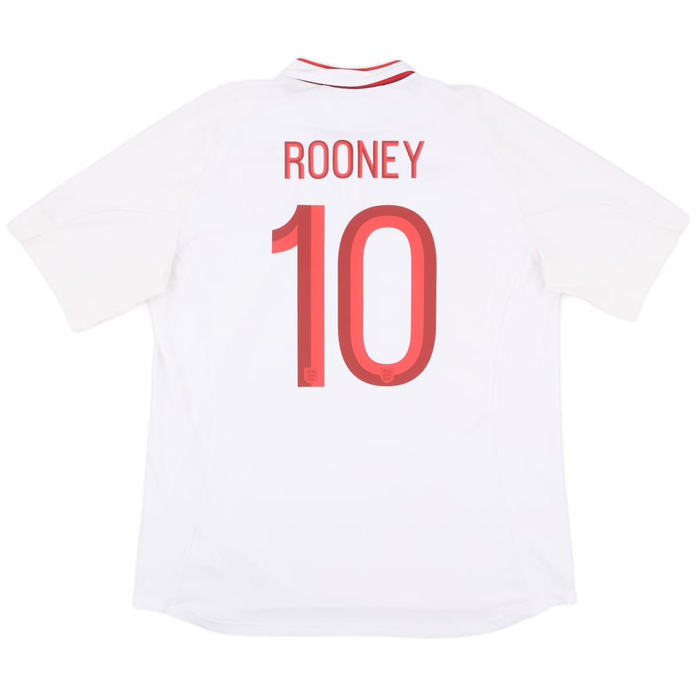 2012-13 England Home Shirt Rooney #10 - 7/10 - (XL)
