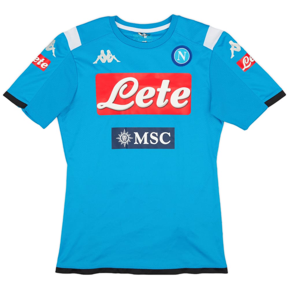 2019-20 Napoli Authentic Kappa Training Shirt - 7/10 - (S)