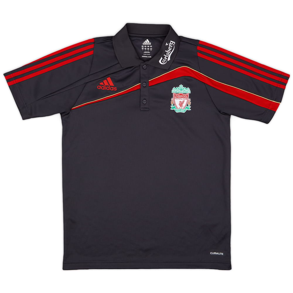2009-10 Liverpool adidas Polo Shirt - 8/10 - (S)
