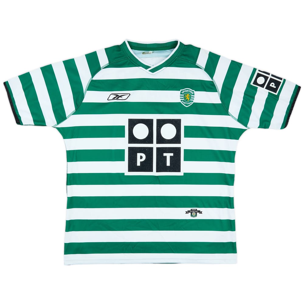 2003-04 Sporting CP Home Shirt - 8/10 - (XL)