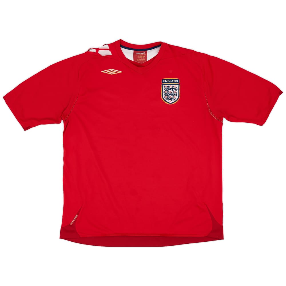 2006-08 England Away Shirt - 3/10 - (XXL)