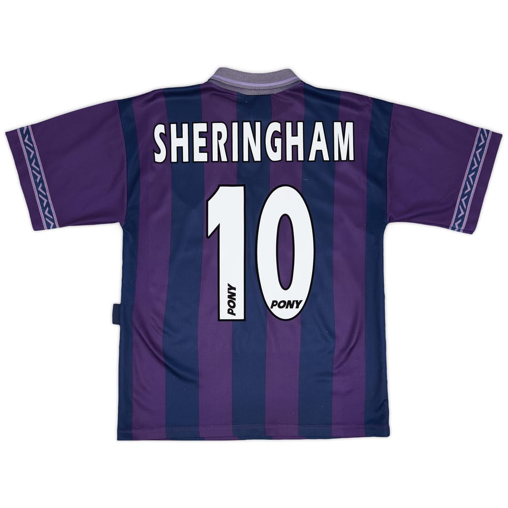 1995-97 Tottenham Away Shirt Sheringham #10 - 6/10 - (S)