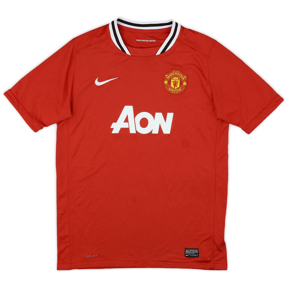 2011-12 Manchester United Home Shirt - 7/10 - (XL.Boys)