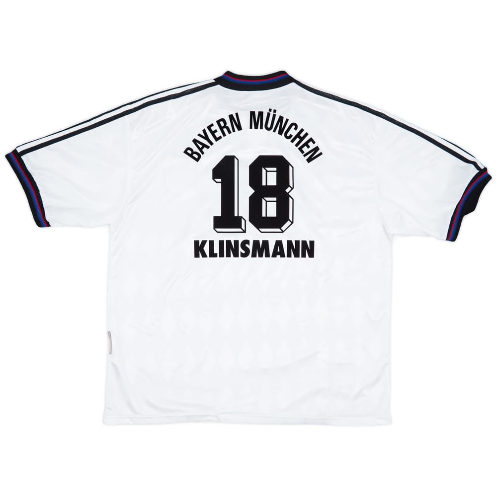 1996-98 Bayern Munich Away Shirt Klinsmann #18 - 9/10 - (XXL)