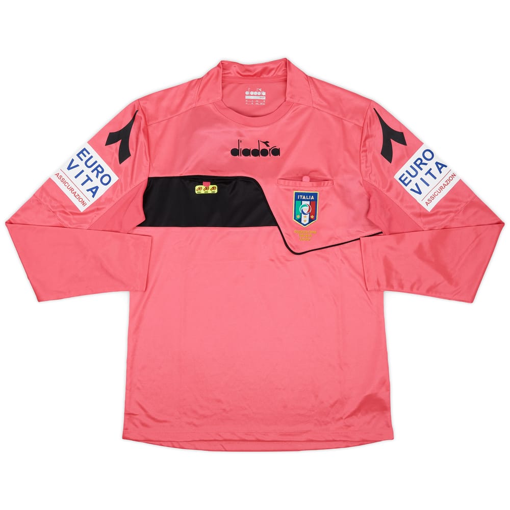 2007-09 Italy Diadora Referee L/S Shirt - 8/10 - (M)