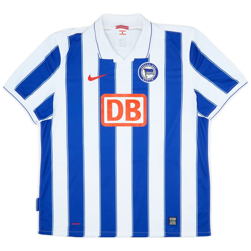 2009-10 Hertha Berlin Home Shirt - 8/10 - (XXL)