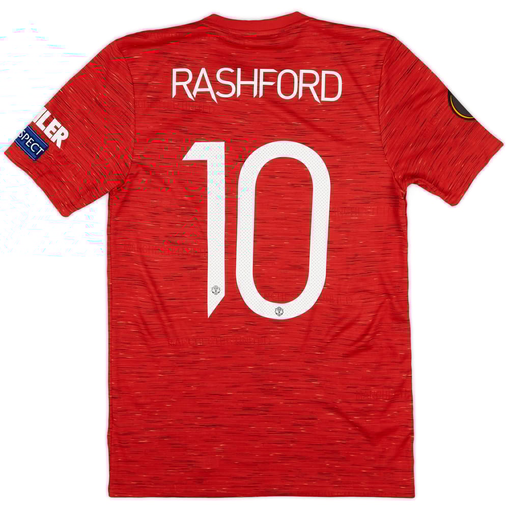 2020-21 Manchester United 'v Villarreal' Home Shirt Rashford #10 (S)