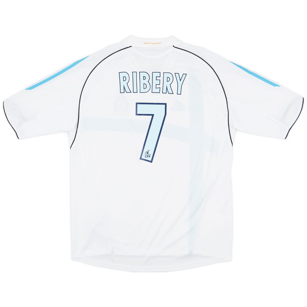 2005-06 Olympique Marseille Home Shirt Ribery #7 - 8/10 - (L)