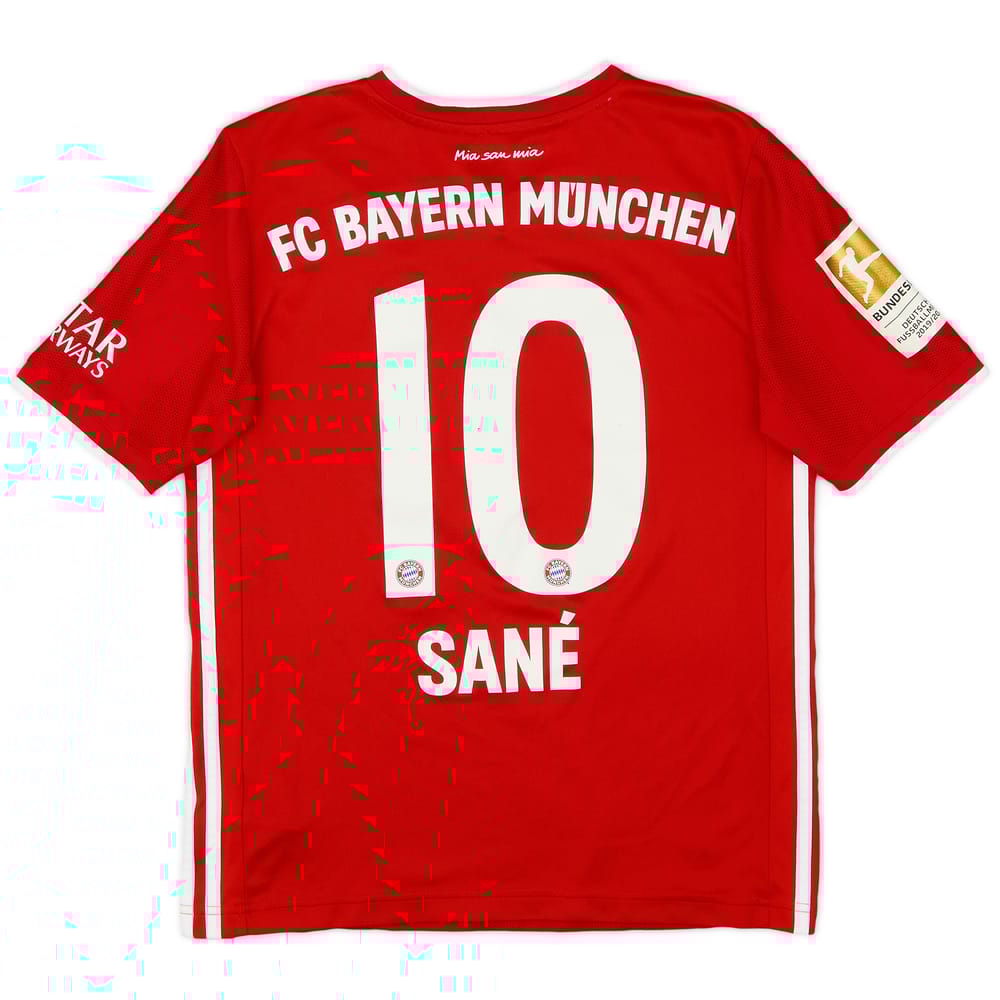 2020-21 Bayern Munich Home Shirt Sane #10 - 5/10 - (L.Boys)