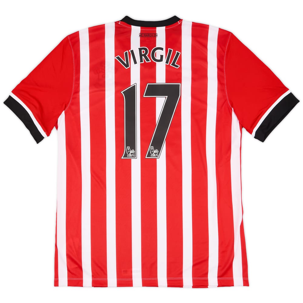 2016-17 Southampton Home Shirt Virgil #17 (XL)