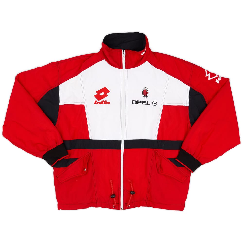 1995-96 AC Milan Lotto Track Jacket - 8/10 - (XL)