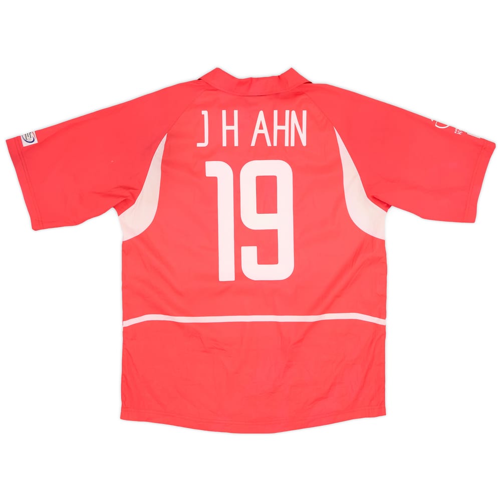 2002-03 South Korea Home Shirt J.H.Ahn #19 - 6/10 - (M)