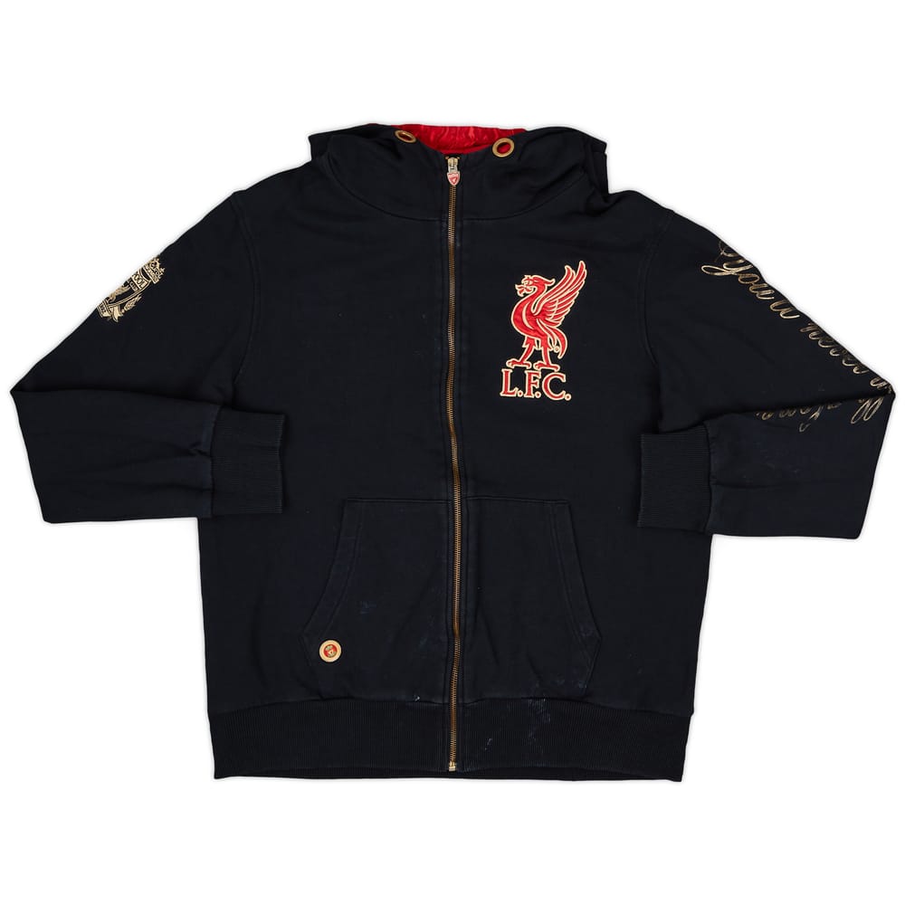2010-11 Liverpool Hooded Sweat Top - 6/10 - (L)