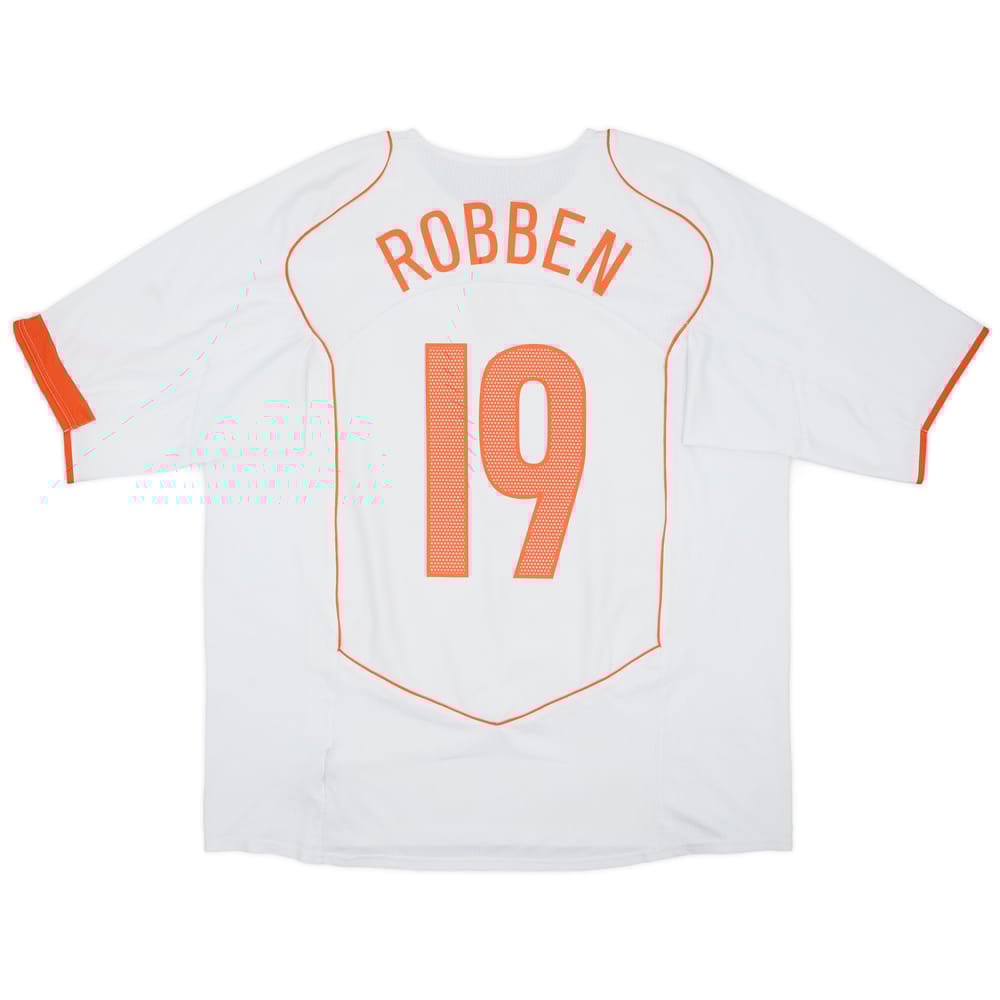 2004-06 Netherlands Away Shirt Robben #19 - 4/10 - (XL)