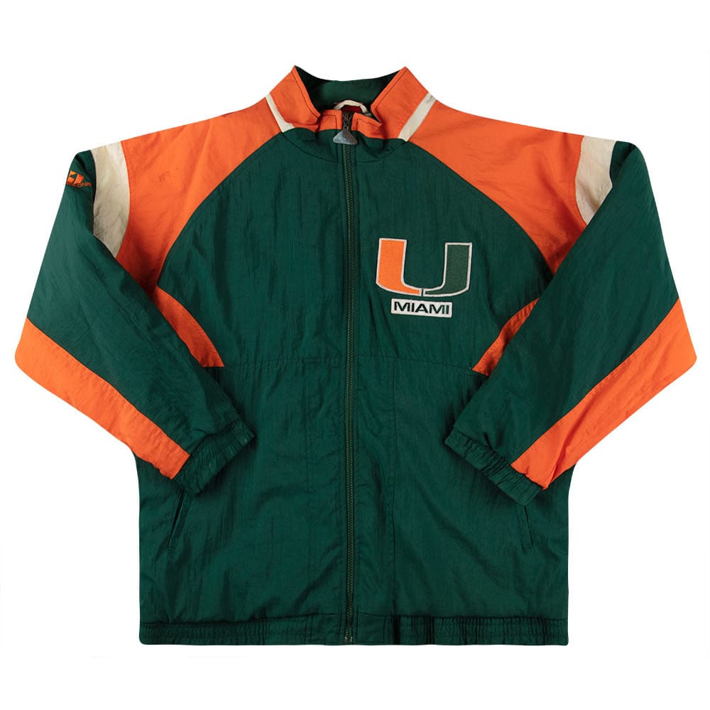1990s Miami Hurricanes Apex One Rain Jacket L